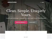 Tablet Screenshot of idesignstudios.com